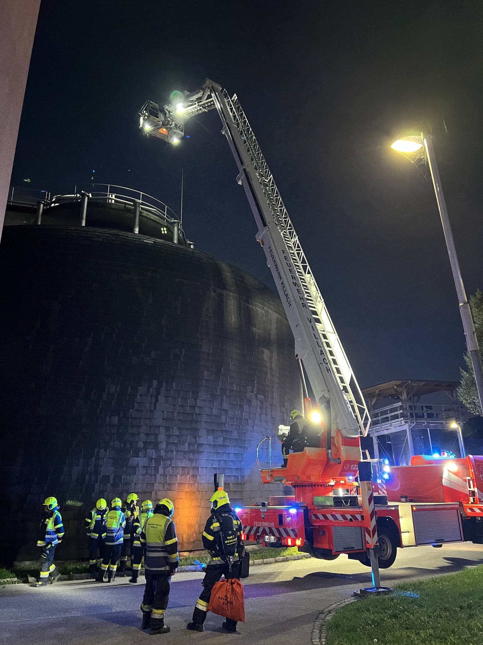 Technische Einsatzuebung der Hauptfeuerwache Villach